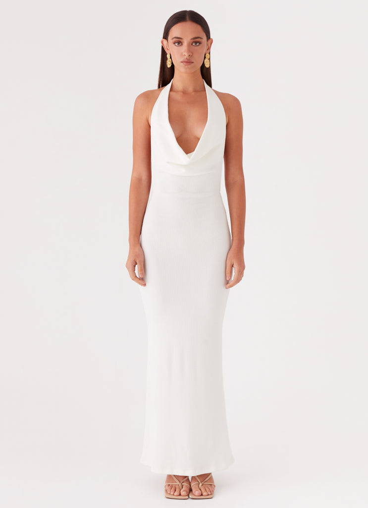 Anella Maxi Dress - White