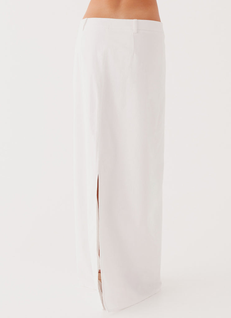 Jaslyn Maxi Skirt - White