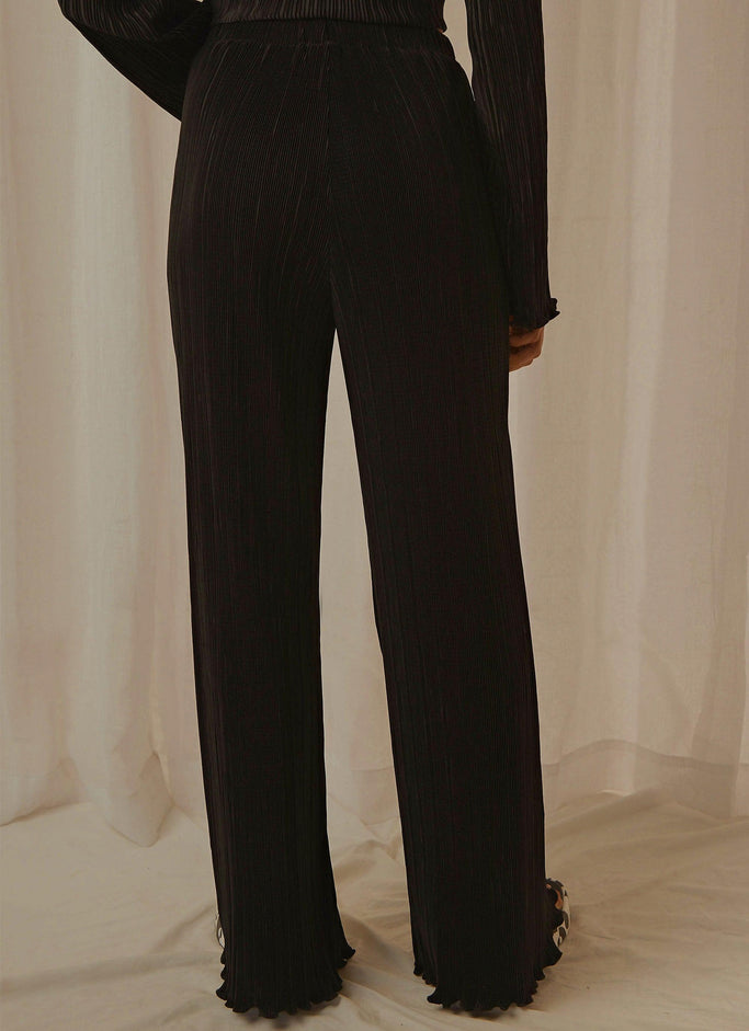 Pantalon Muse des années 90 - Noir