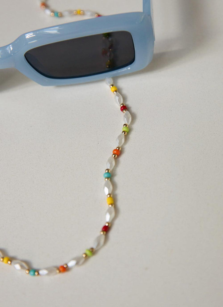 Tropical Times Sunglasses Chain - Pastel - Peppermayo