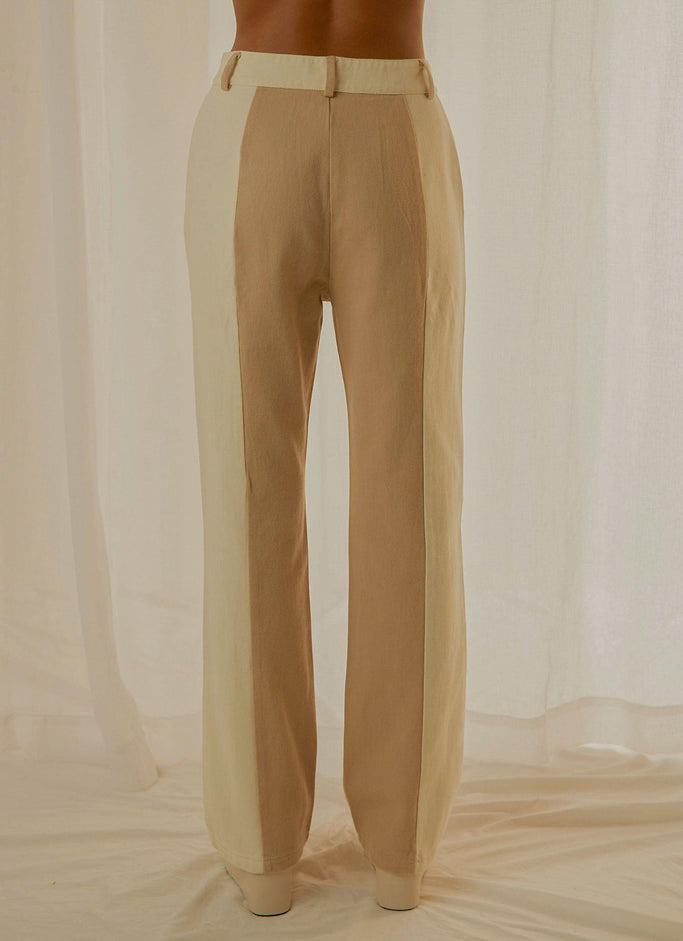Pantalon Rhye Contrast - Nude