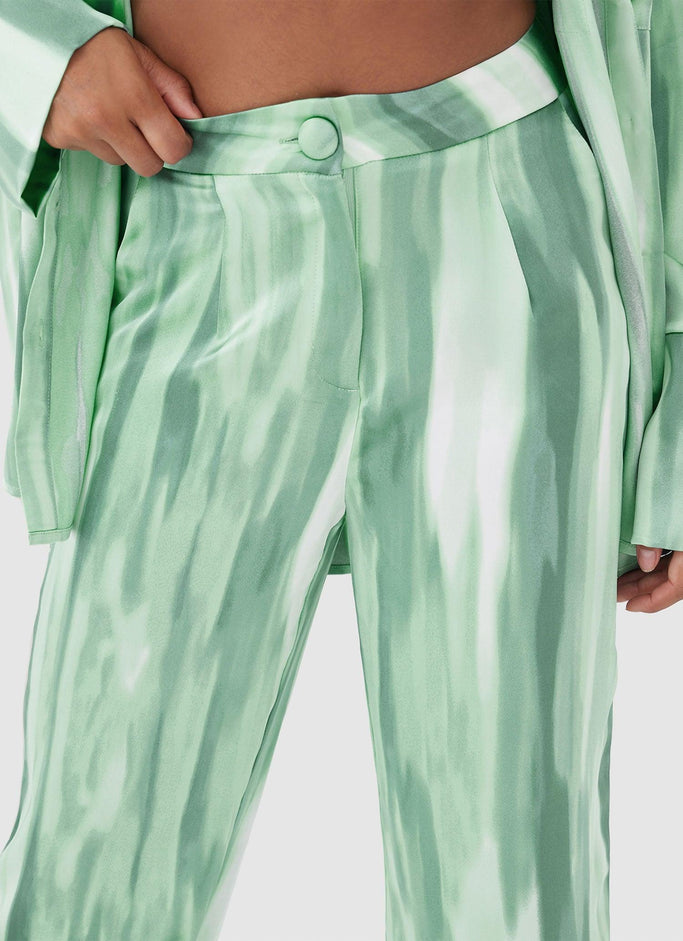 Pantalon Norma - Imprimé Teinté Vert