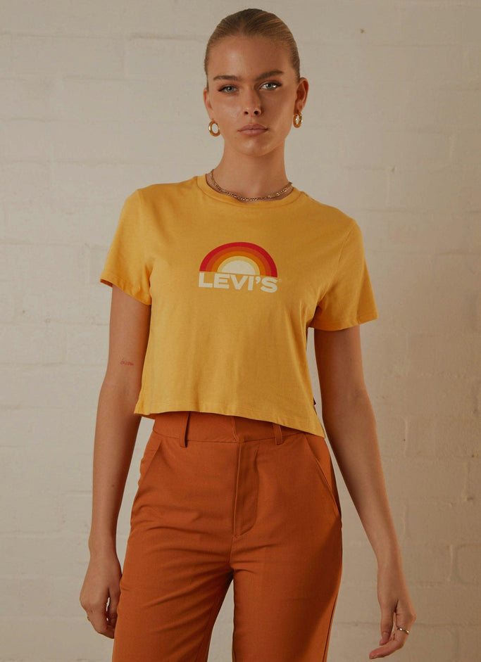 T-shirt court Jordie - Sunrise Amber