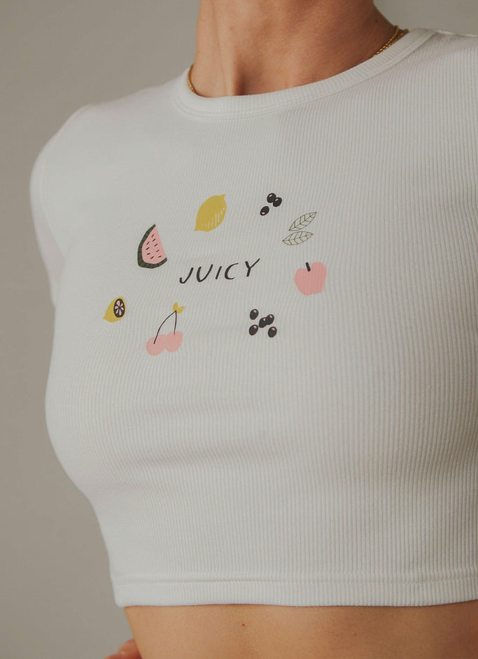 T-shirt Juicy Baby - Blanc