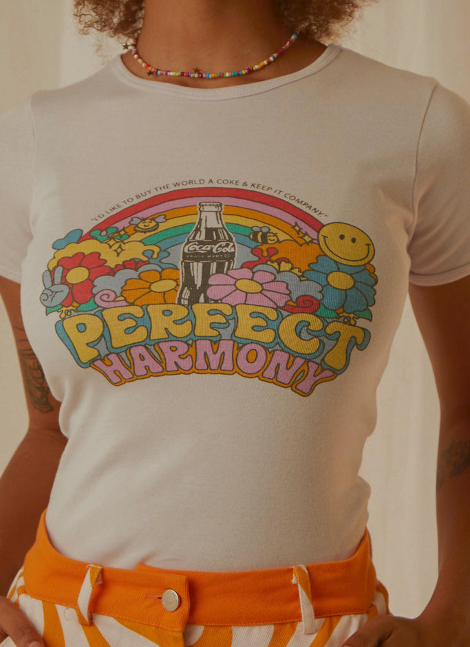 T-shirt Perfect Harmony Coke - Lavande