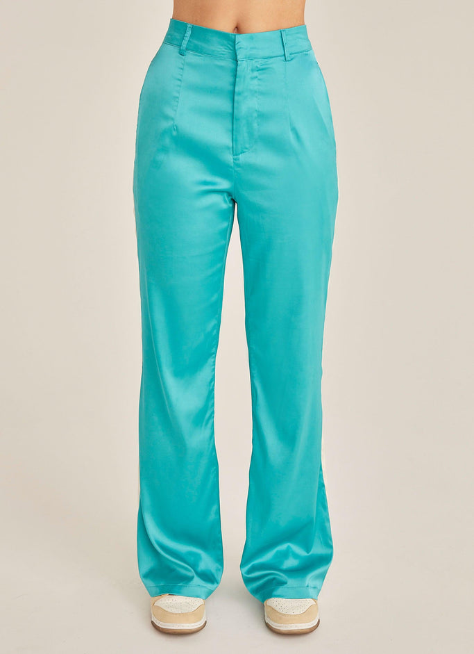 Pantalon Vintage Lovers - Turquoise