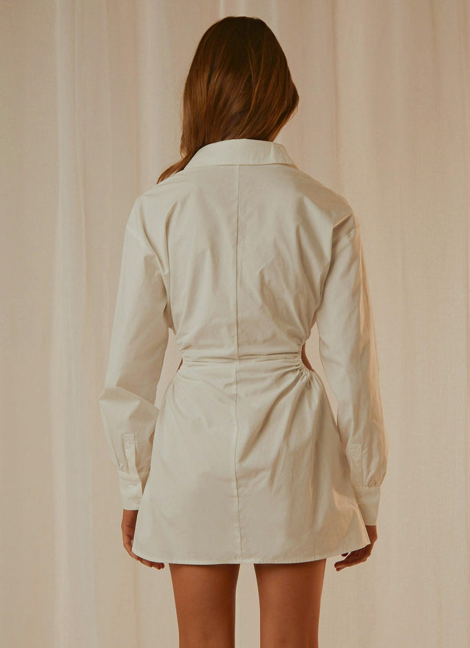 Robe chemise Soho - Blanc