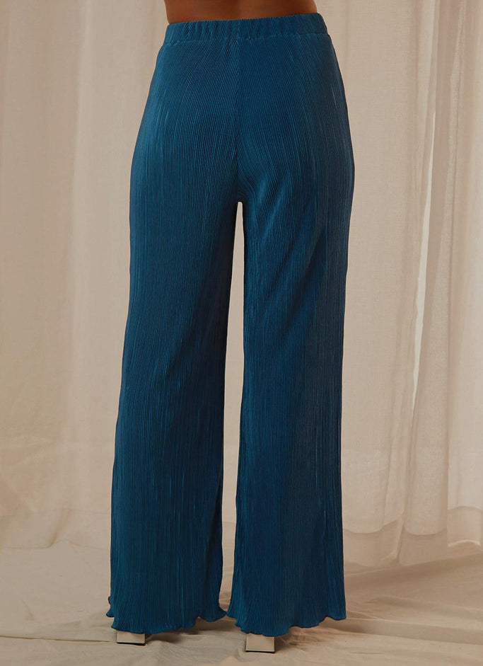 Pantalon Muse des années 90 - Cobalt