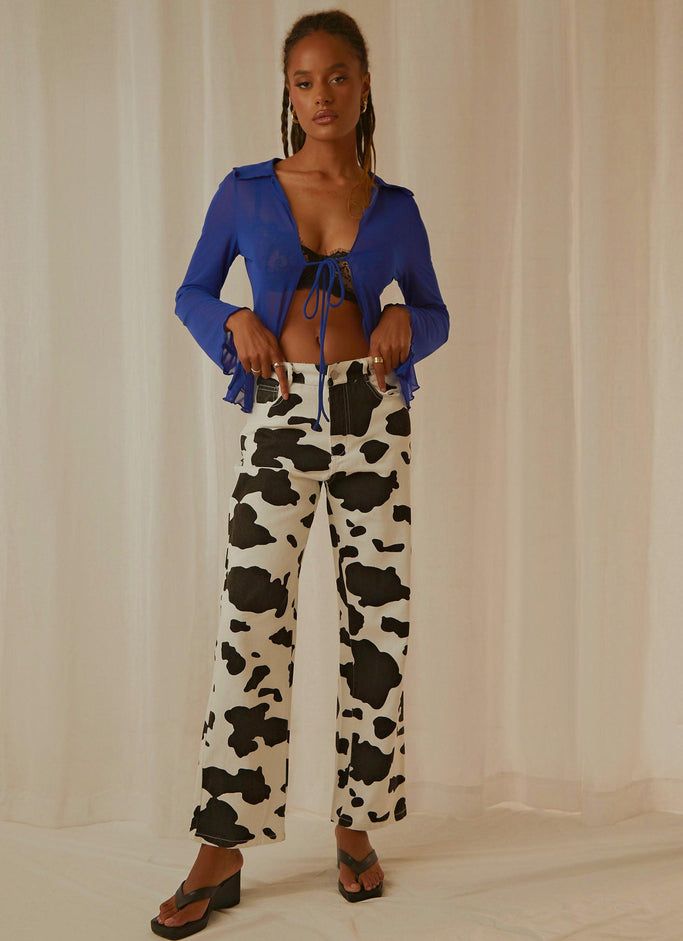 Pantalon Kendall - Imprimé Vache