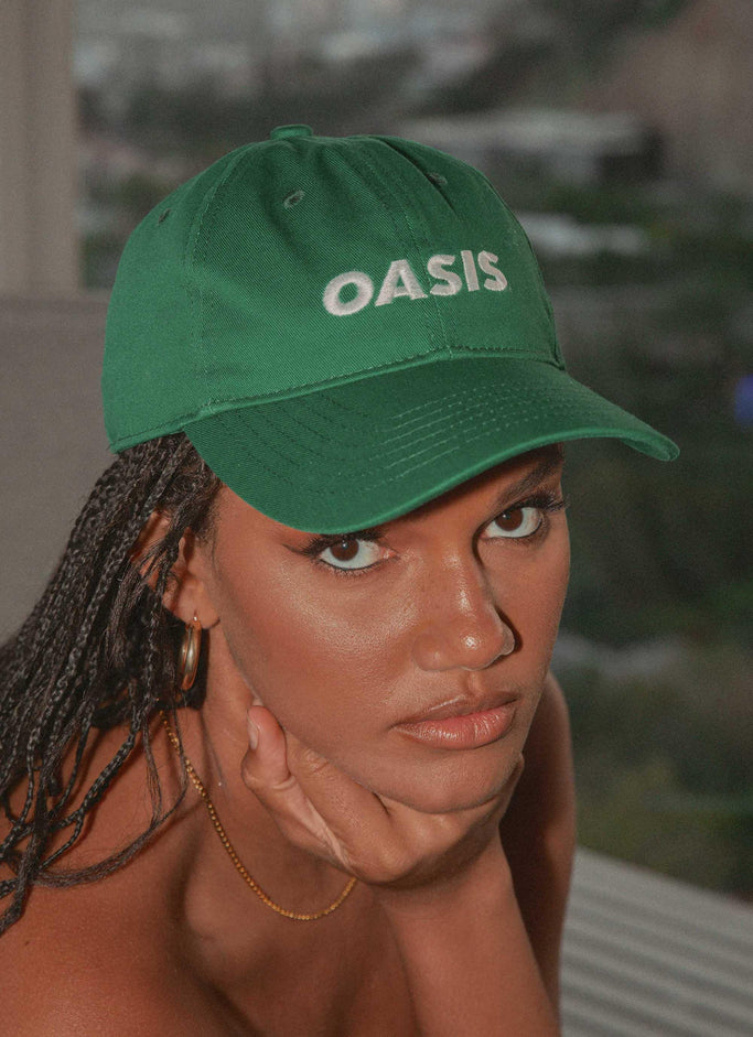 La casquette papa Oasis - vert militaire
