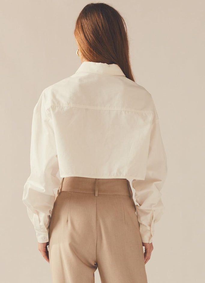 Chemise à nouer Tailored To You - Blanc