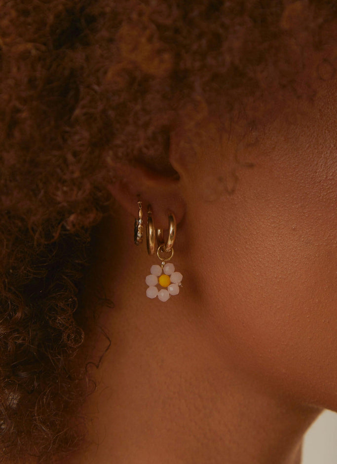 Boucles d'oreilles Adriene - Rose