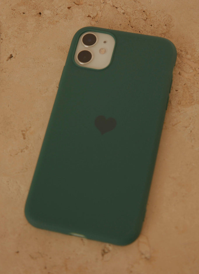 Coque iPhone New Love - Vert